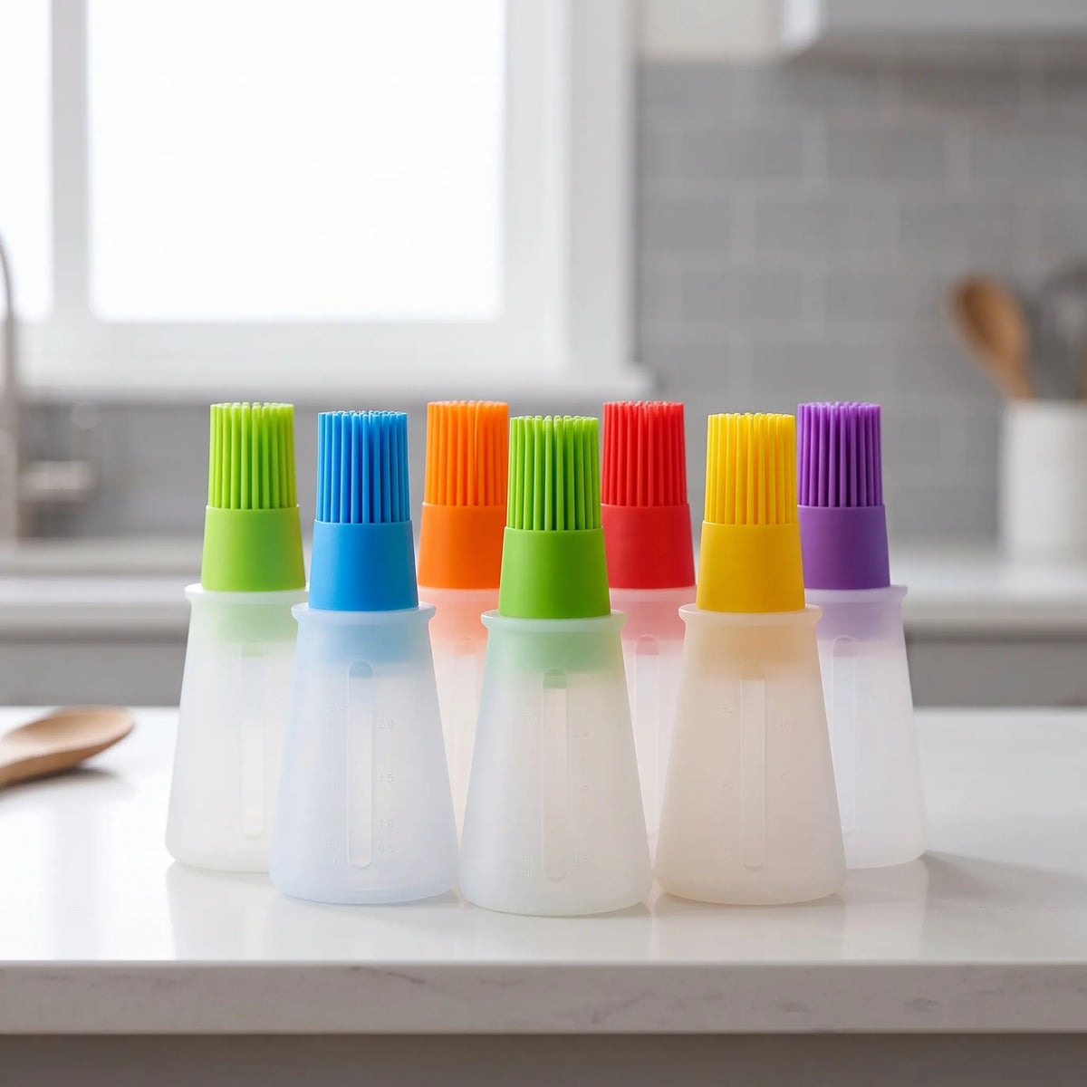 Doseerbare bakkwast voor in de keuken