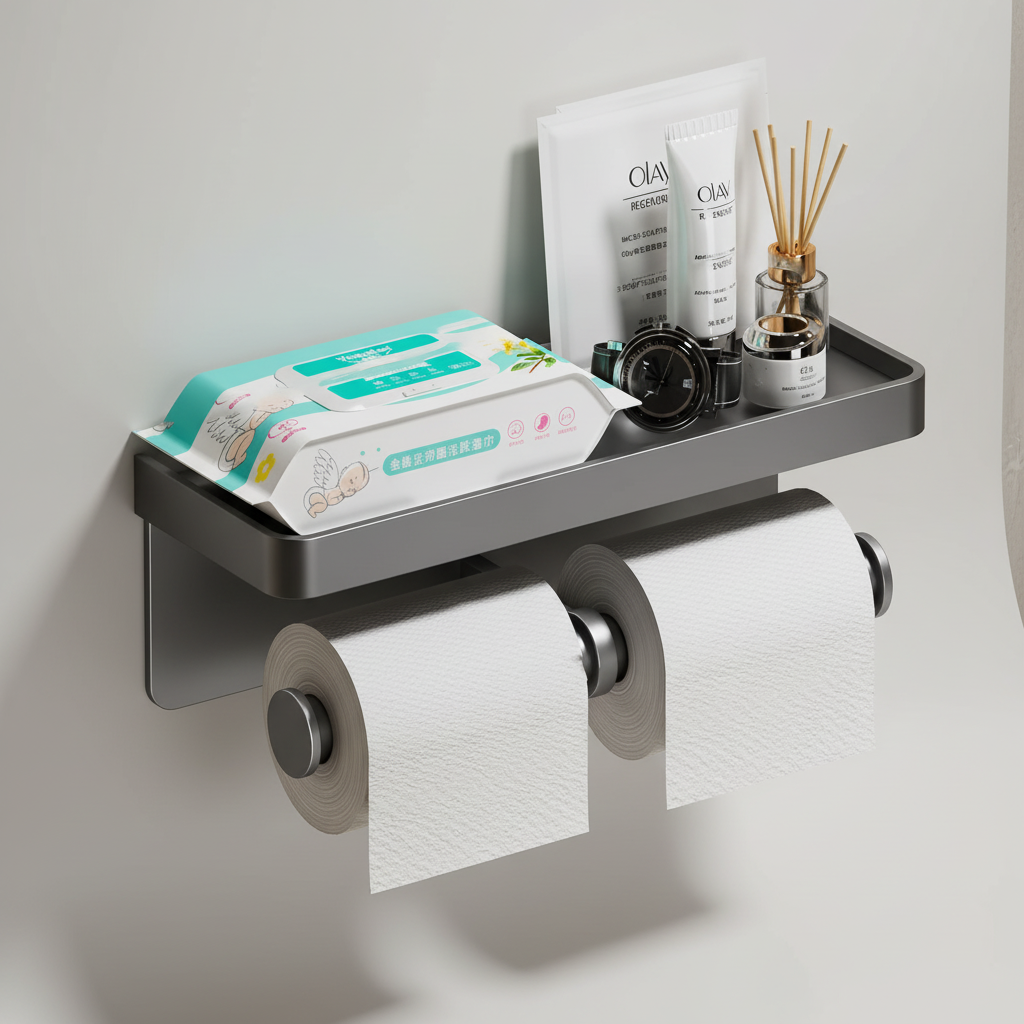 Dubbelrollen papierhouder