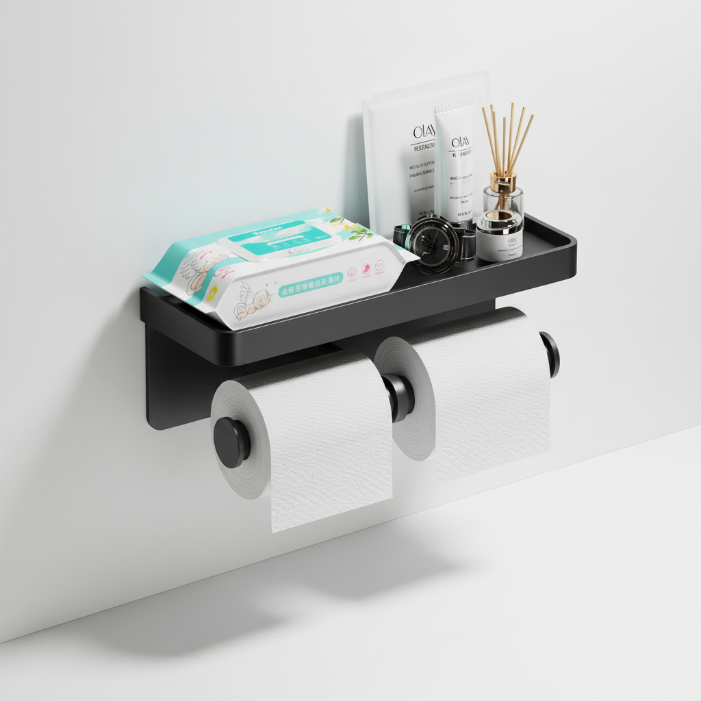 Dubbelrollen papierhouder