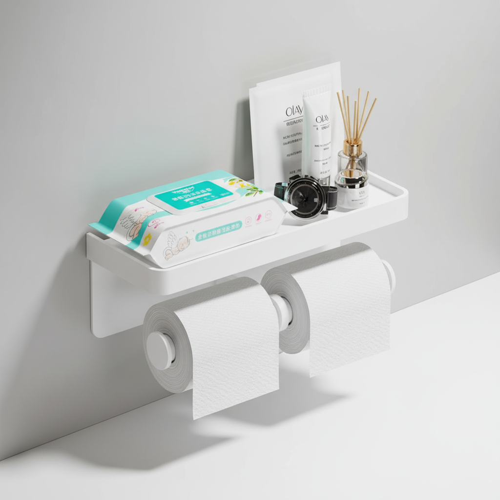 Dubbelrollen papierhouder