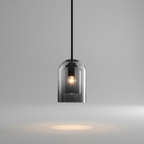 Dubbellaags glazen hanglamp