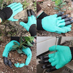 Handschoenen met pootmotief