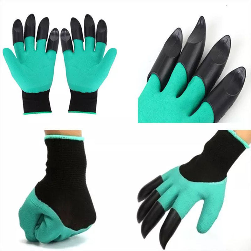 Handschoenen met pootmotief
