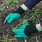 Handschoenen met pootmotief