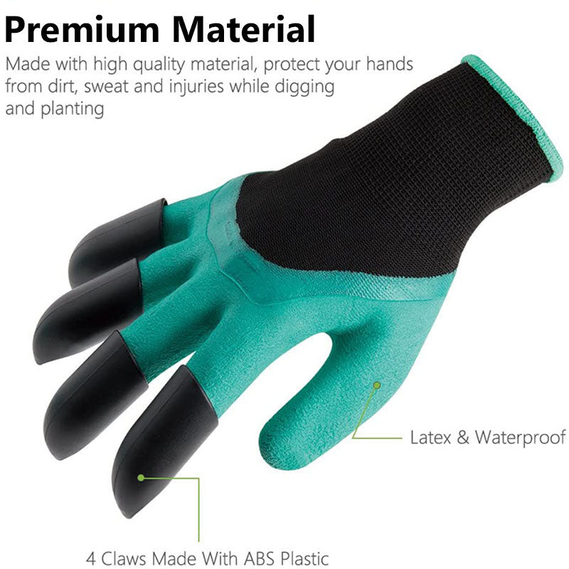 Handschoenen met pootmotief