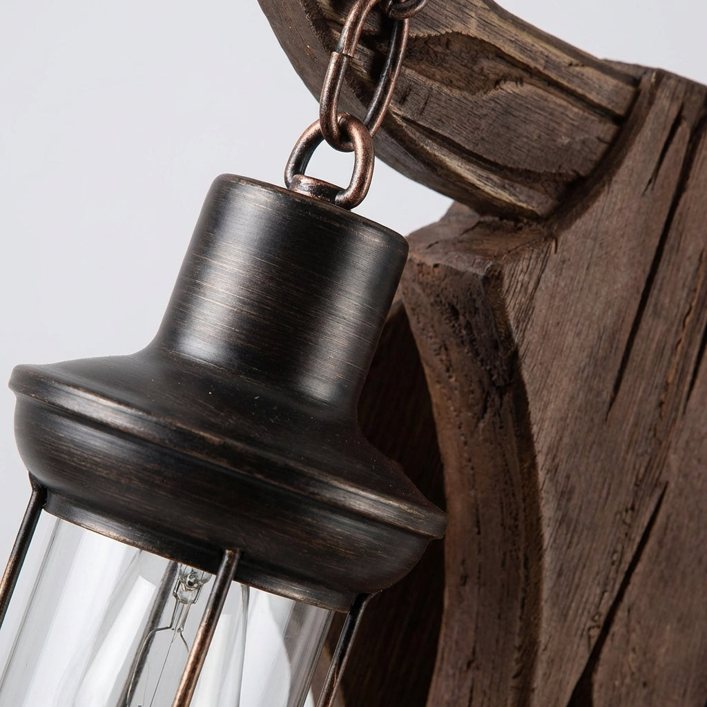 Dubbele lantaarn-wandlamp