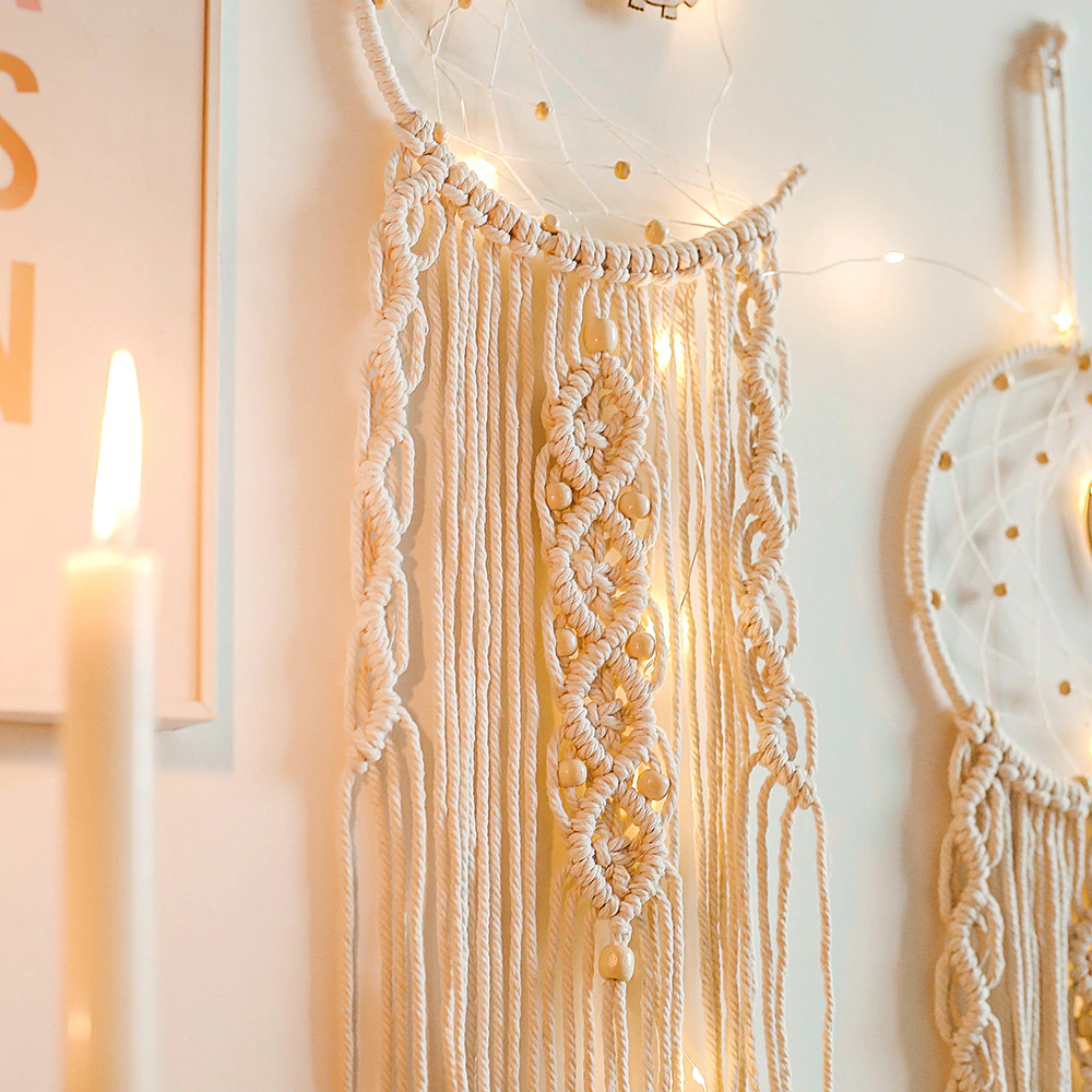 Muur macramé dromenvanger