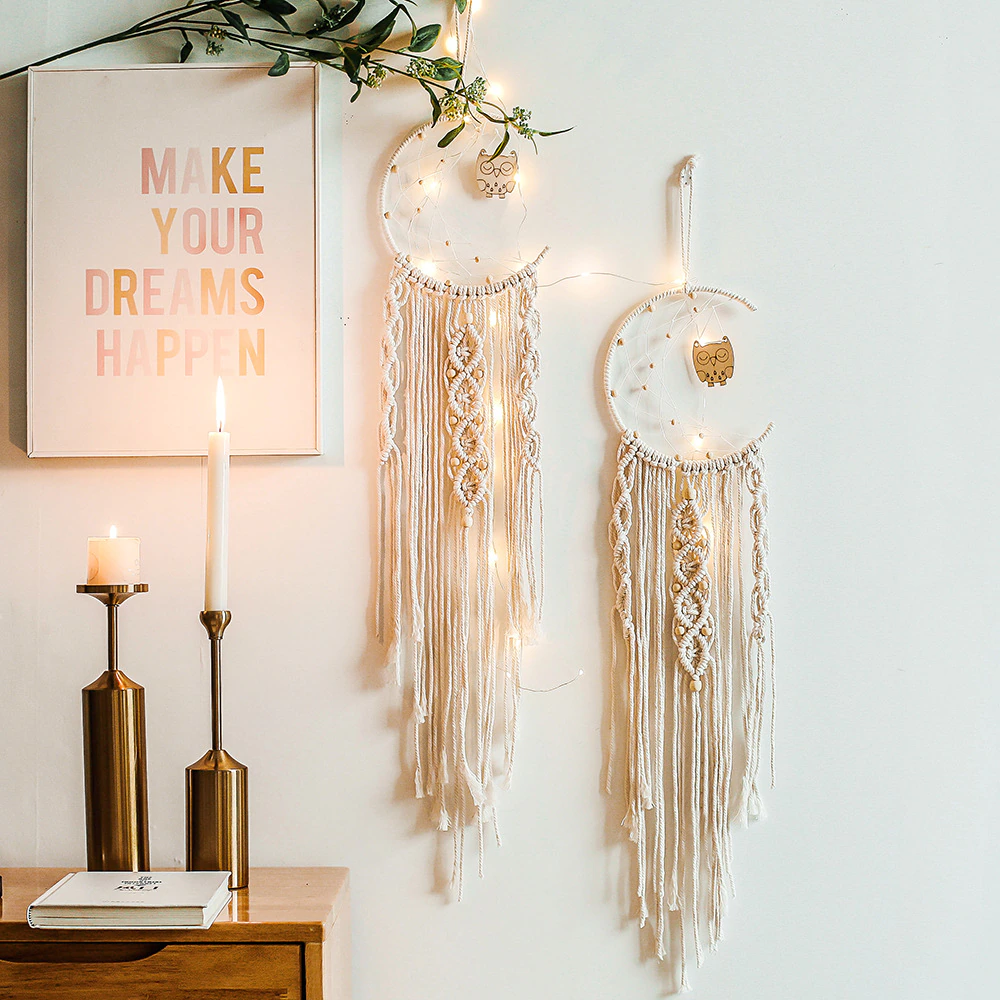 Muur macramé dromenvanger
