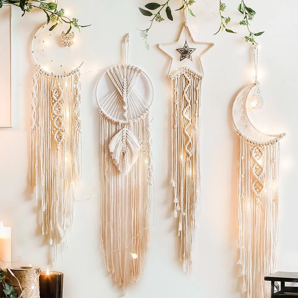Muur macramé dromenvanger