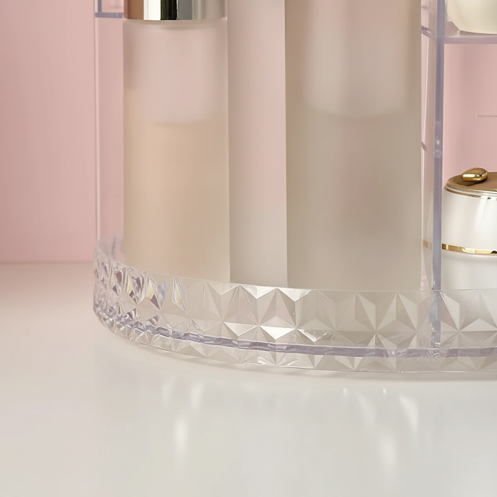 Draaiende acryl organizer