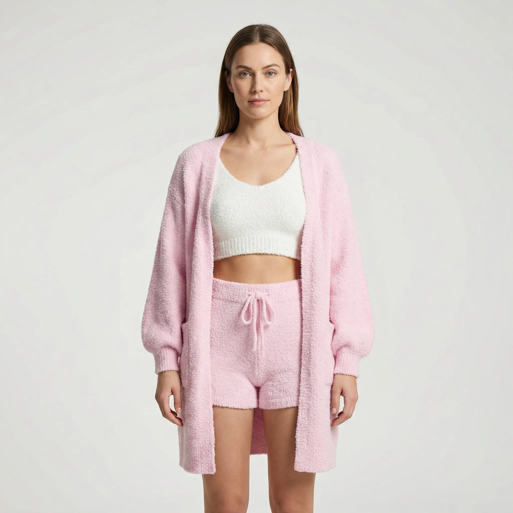 Driedelig loungewearset voor dames