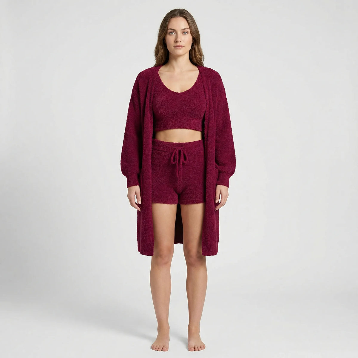 Driedelig loungewearset voor dames