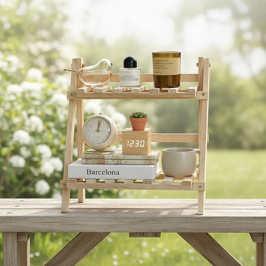 Houten bureau-organizer