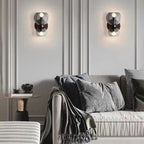 Minimalistische dubbele LED wandlamp