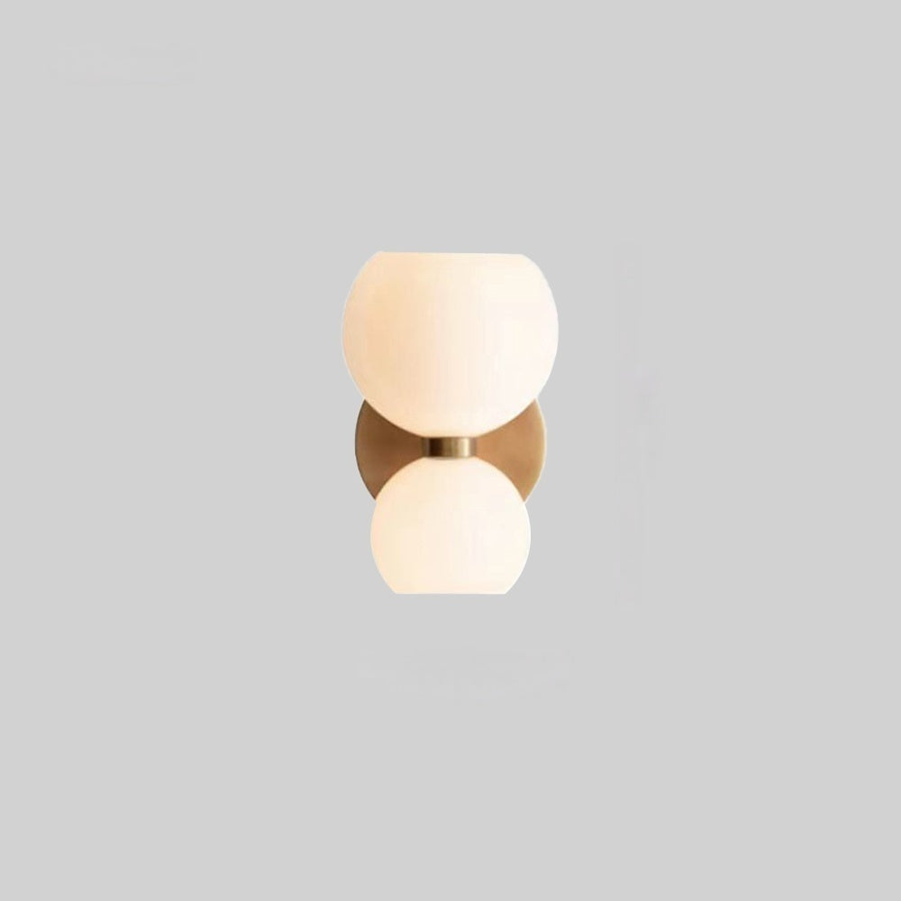 Minimalistische dubbele LED wandlamp