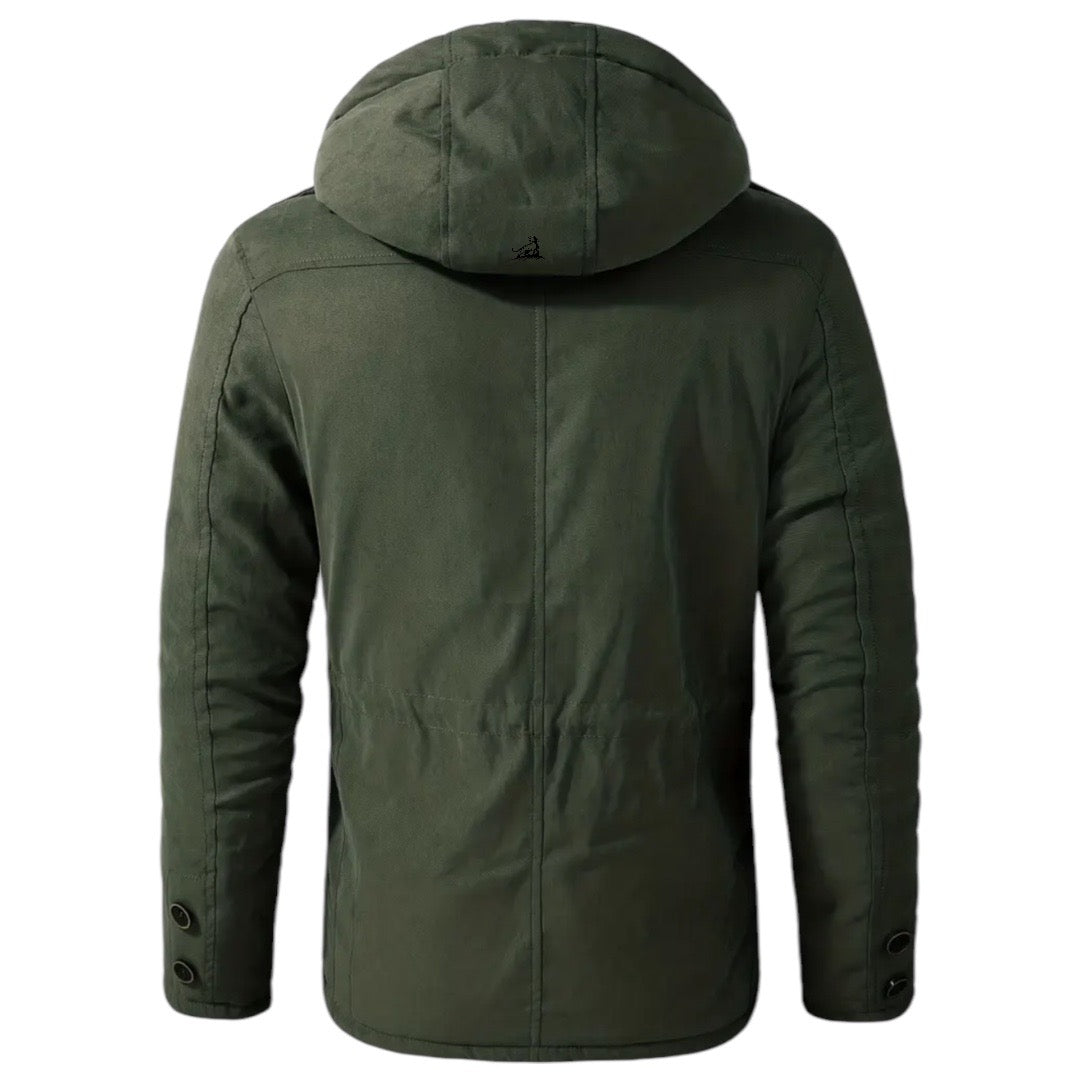 Katoenen jas voor actieve heren