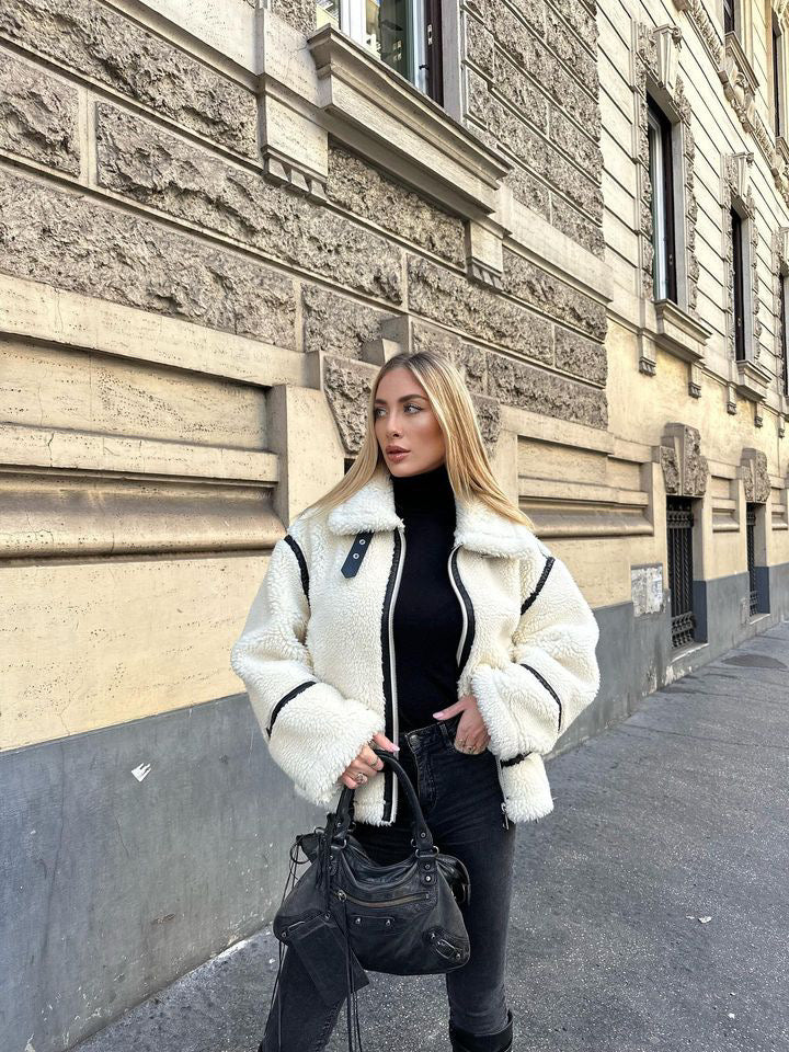 Teddy pilotenjas - dilara – warm, oversized &
