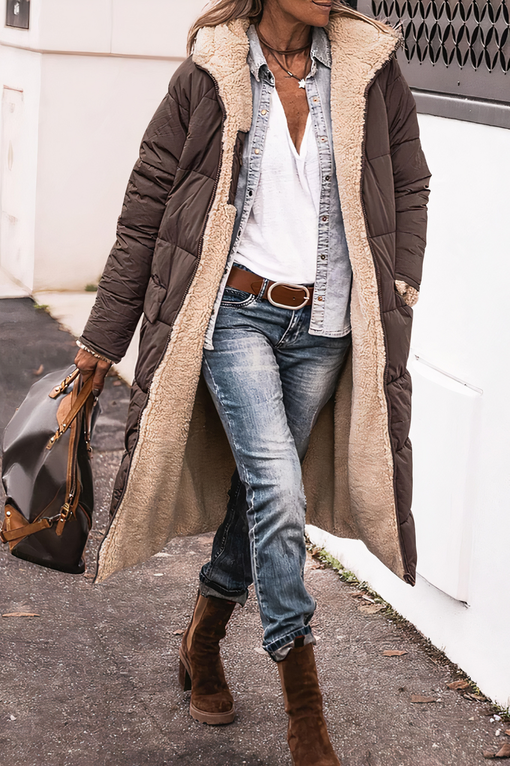 Dubbelzijdige parka