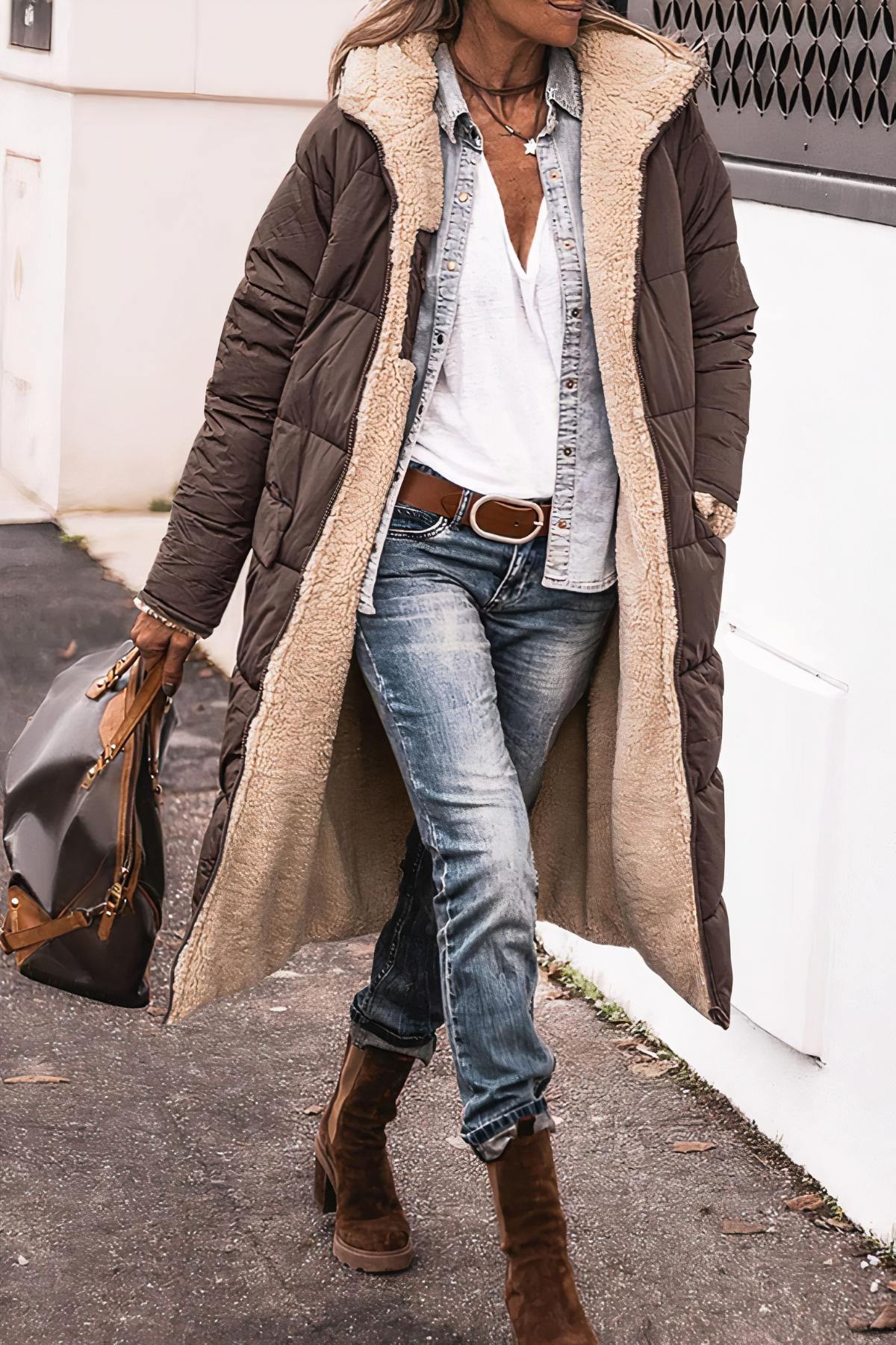 Dubbelzijdige parka