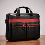 Echte leren laptoptas