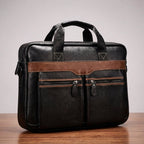 Echte leren laptoptas