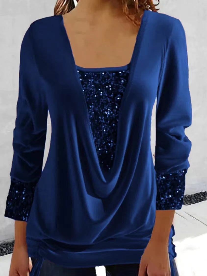 Glamour en comfortabele sparkle top