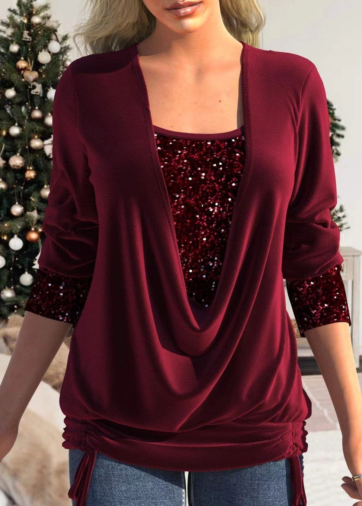 Glamour en comfortabele sparkle top
