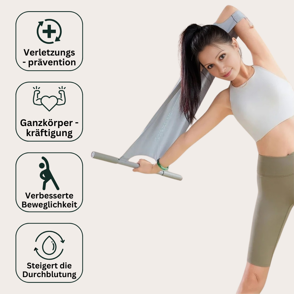 Elastische trainingsband met handvatten & voetlussen