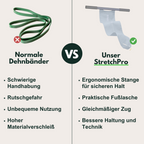 Elastische trainingsband met handvatten & voetlussen