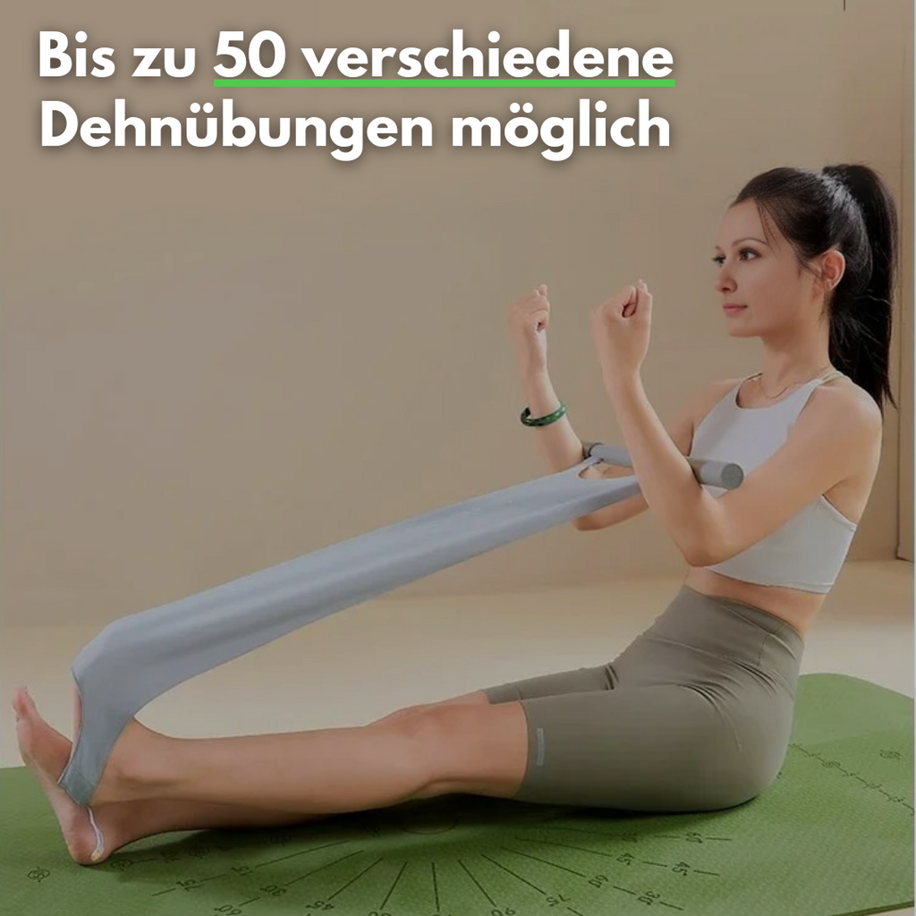 Elastische trainingsband met handvatten & voetlussen