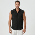 Effen mouwloos zomershirt