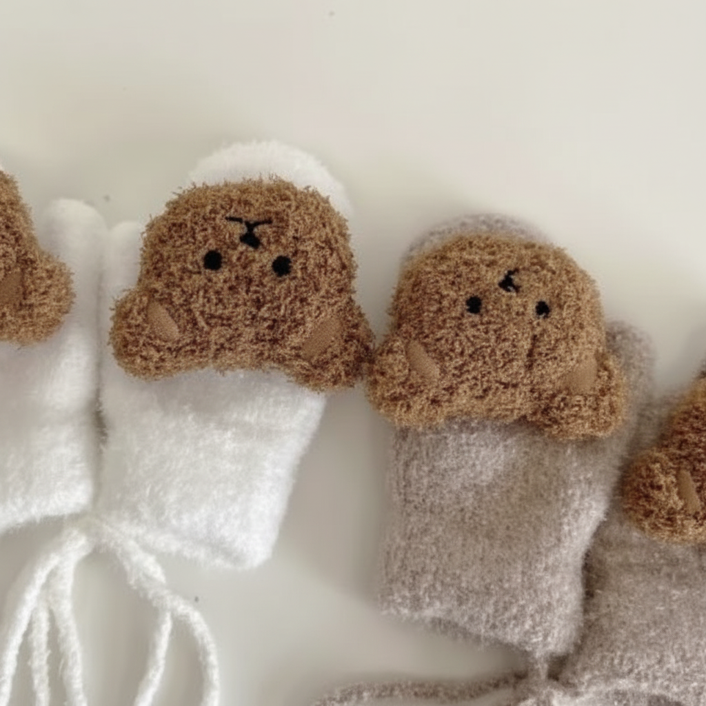 Één maat babys handschoenen — afbeelding 3