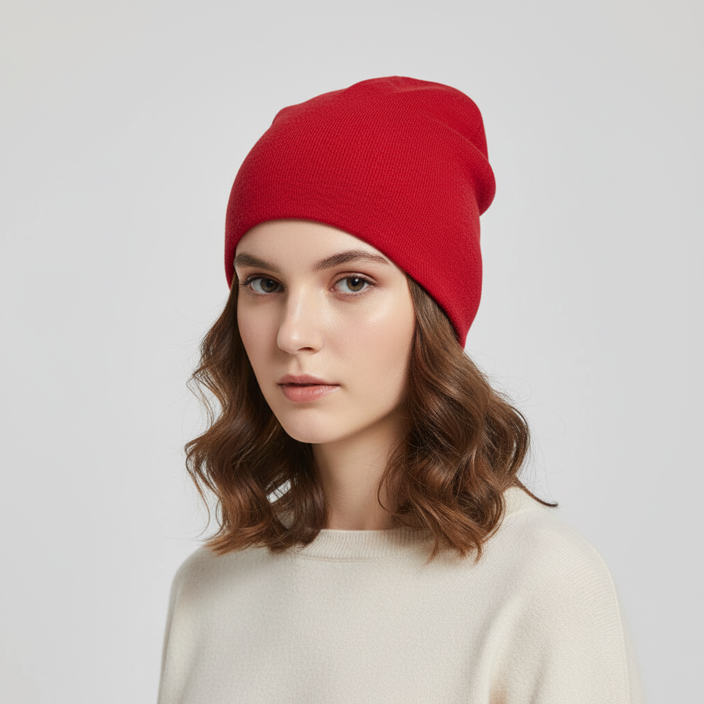 Slouchy muts in één maat