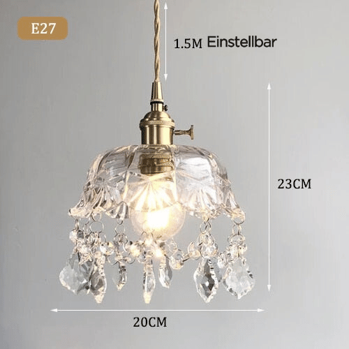 Kristallen hanglamp – Liva