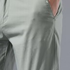 Elastische slim fit broek