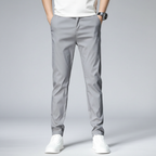 Elastische slim fit broek