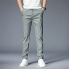 Elastische slim fit broek