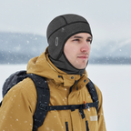 Elastische winterhelm met thermische voering