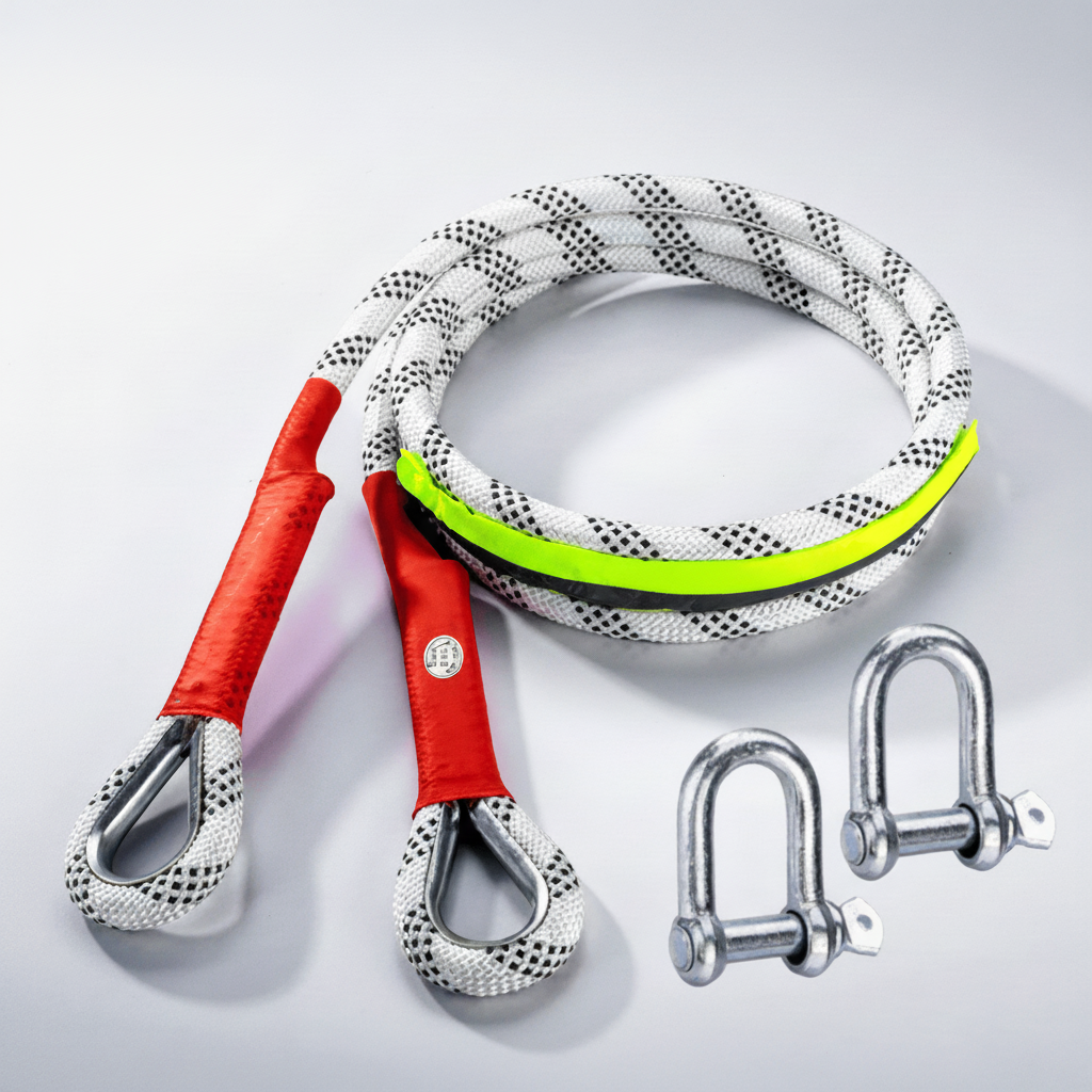 Elastisch nylon sleepkabel