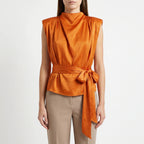 Top met taillestrik