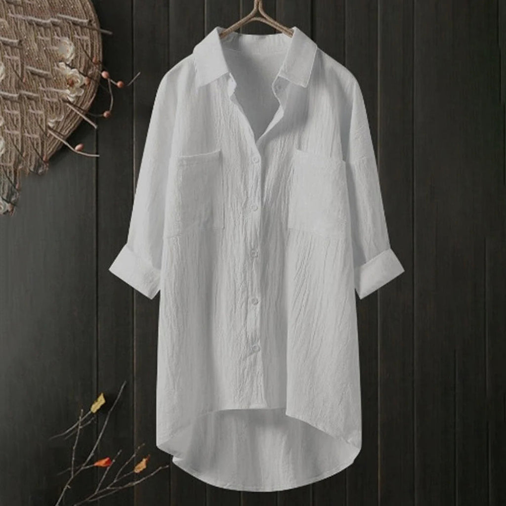 Damesblouse met knoopsluiting