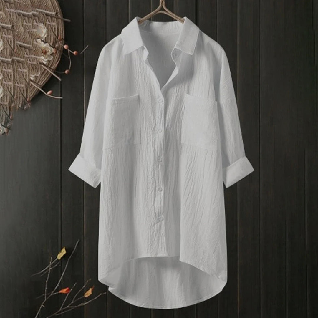 Damesblouse met knoopsluiting