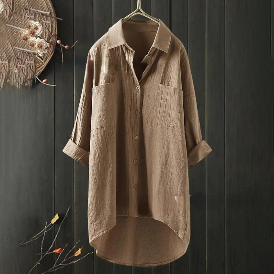 Damesblouse met knoopsluiting