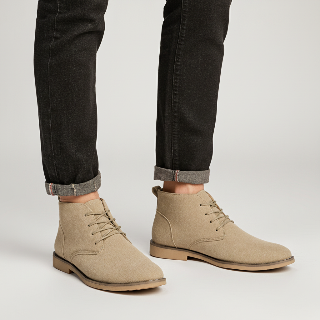 Halfhoge veterschoenen