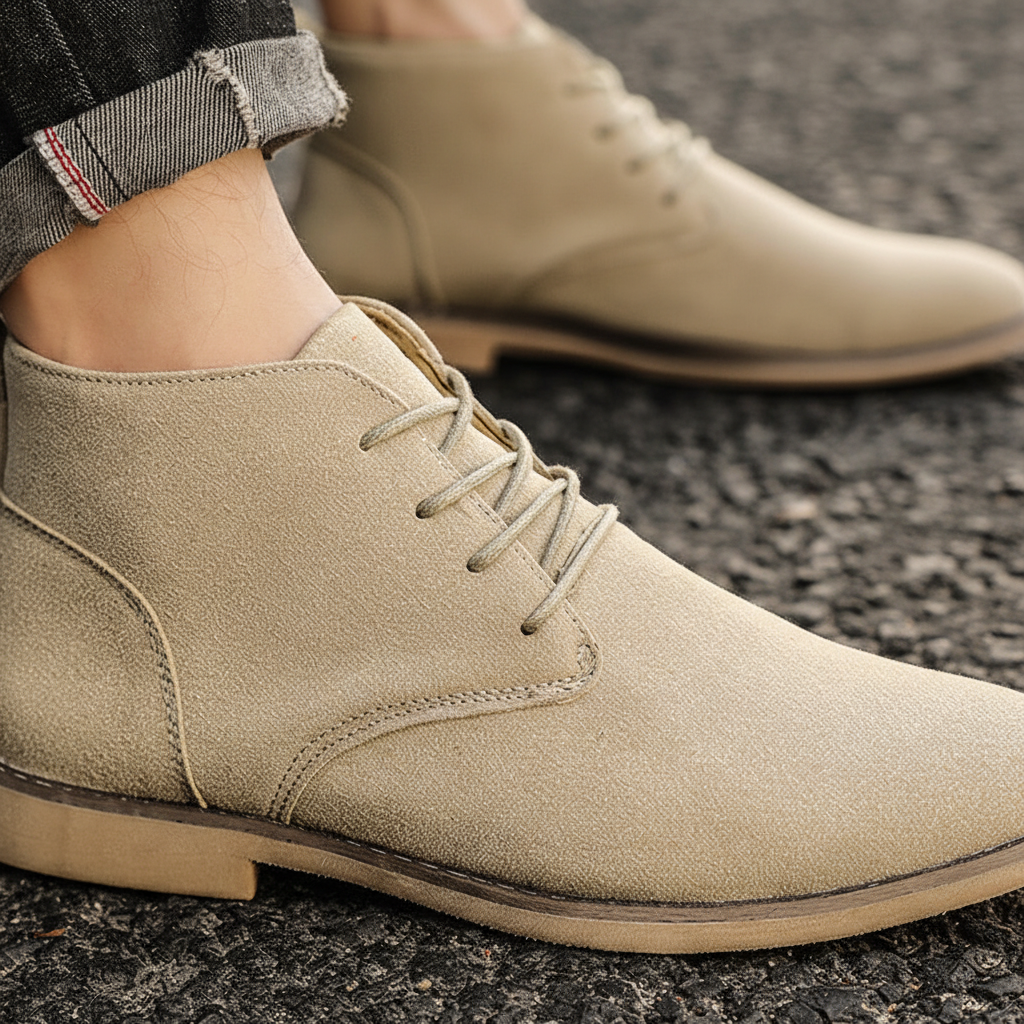Halfhoge veterschoenen