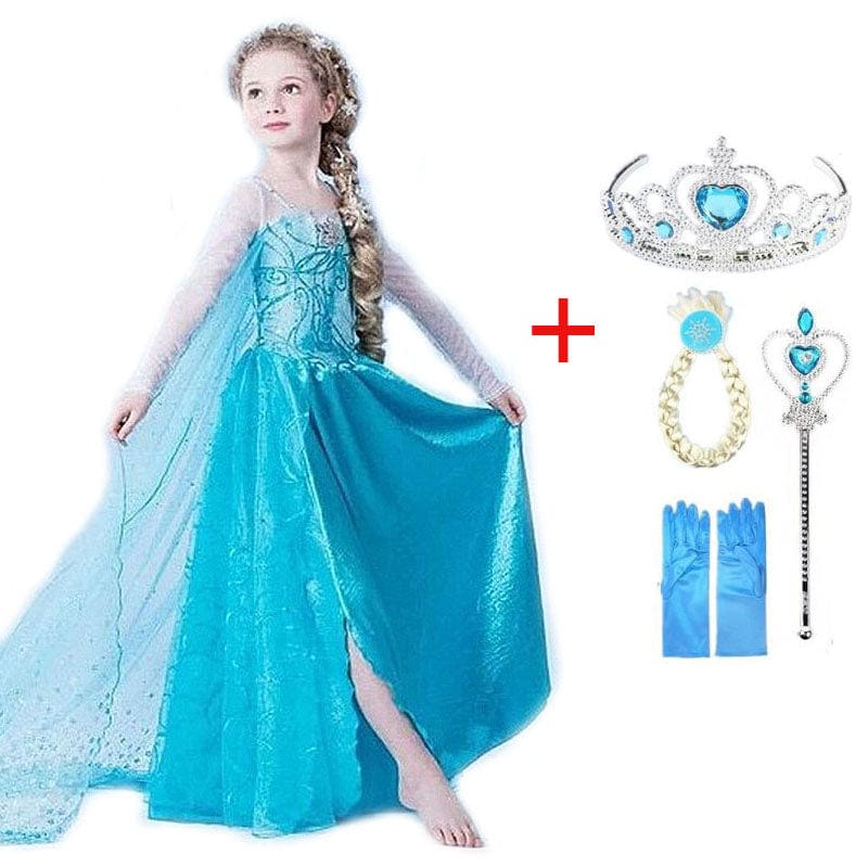 Blauwe prinsessenset kind — afbeelding 2