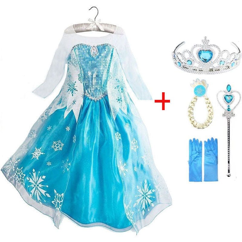Blauwe prinsessenset kind — afbeelding 3