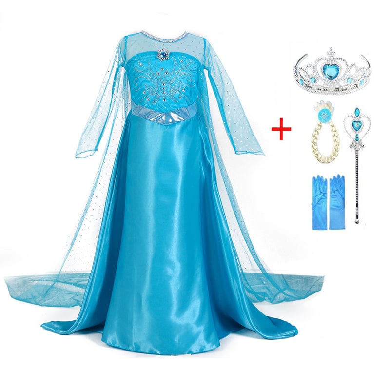 Blauwe prinsessenset kind
