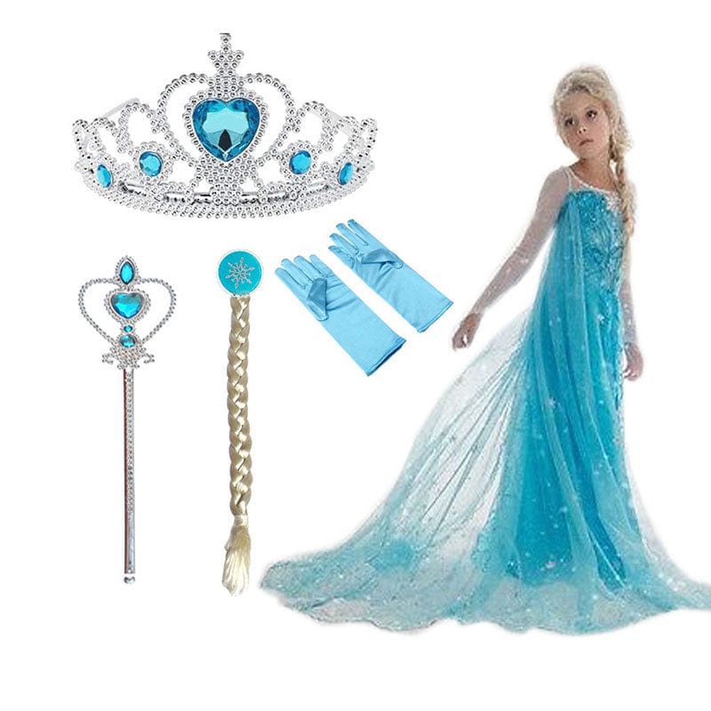 Blauwe prinsessenset kind