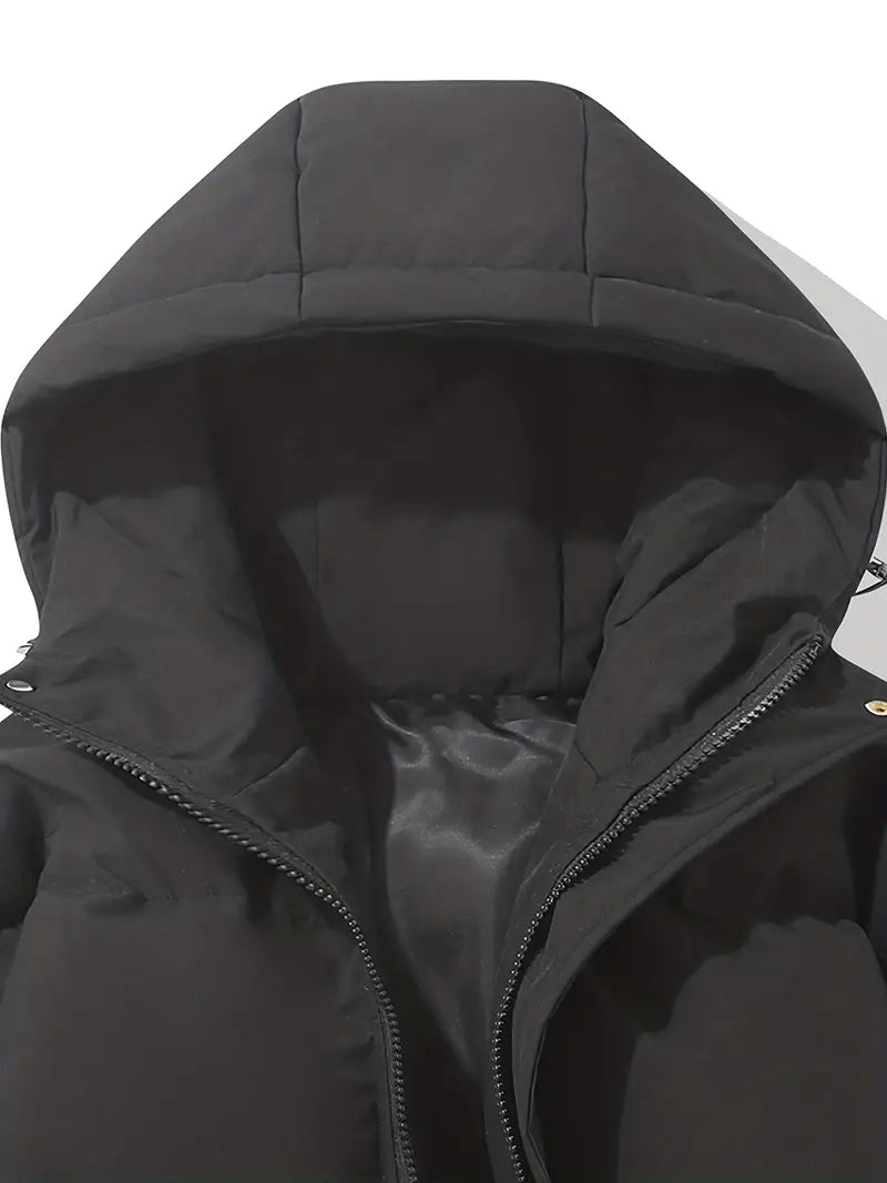 Casual hoodie jack met rits